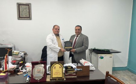 تكريم مدير عام مستشفى صدر العباسية على جهوده المستمرة اتجاه المرضى