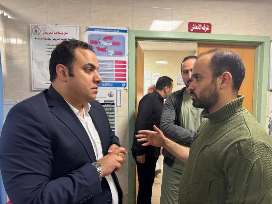 " نائب رئيس الأمانة " بمرور مفاجئ على مستشفى بلطيم التخصصي للتأكد من حسن سير العمل وتلقي المرضى الرعاية الطبية الكاملة
