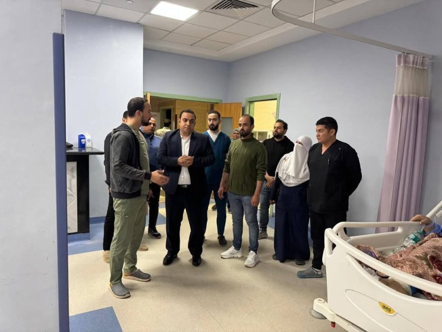 " نائب رئيس الأمانة " بمرور مفاجئ على مستشفى بلطيم التخصصي للتأكد من حسن سير العمل وتلقي المرضى الرعاية الطبية الكاملة