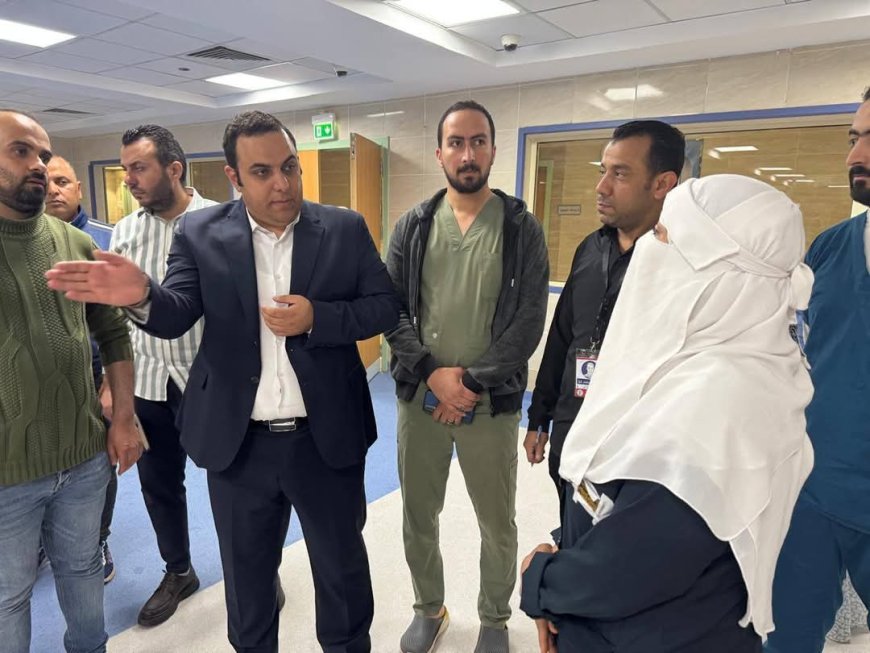 " نائب رئيس الأمانة " بمرور مفاجئ على مستشفى بلطيم التخصصي للتأكد من حسن سير العمل وتلقي المرضى الرعاية الطبية الكاملة
