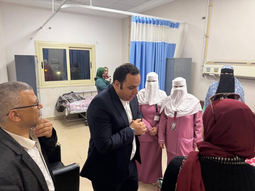 " نائب رئيس الأمانة " بمرور مفاجئ على مستشفى بلطيم التخصصي للتأكد من حسن سير العمل وتلقي المرضى الرعاية الطبية الكاملة