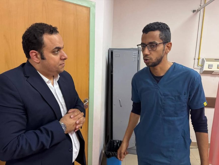 " نائب رئيس الأمانة " بمرور مفاجئ على مستشفى بلطيم التخصصي للتأكد من حسن سير العمل وتلقي المرضى الرعاية الطبية الكاملة