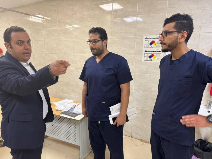 " نائب رئيس الأمانة " قام بمرور مفاجئ على مستشفى قلين التخصصي للتأكد من حسن سير العمل وتلقي المرضى الرعاية الطبية الكاملة