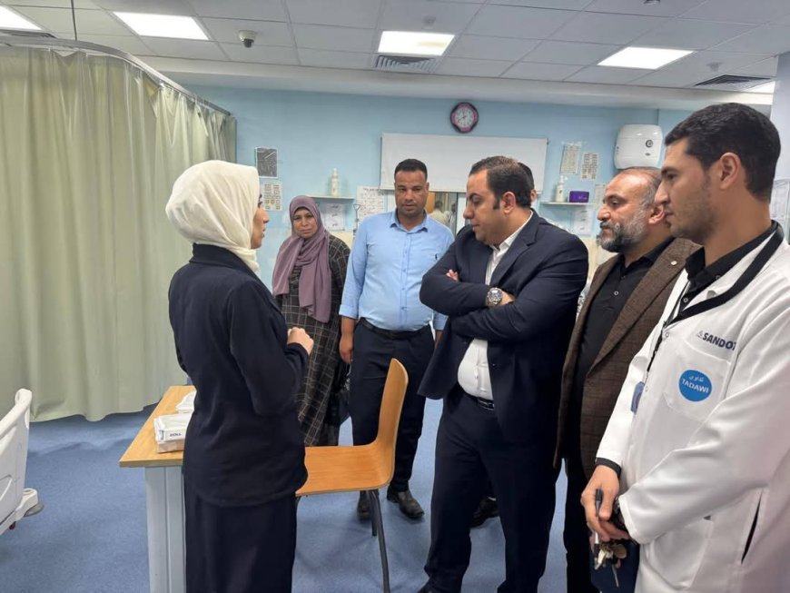 " نائب رئيس الأمانة " قام بمرور مفاجئ على مستشفى قلين التخصصي للتأكد من حسن سير العمل وتلقي المرضى الرعاية الطبية الكاملة