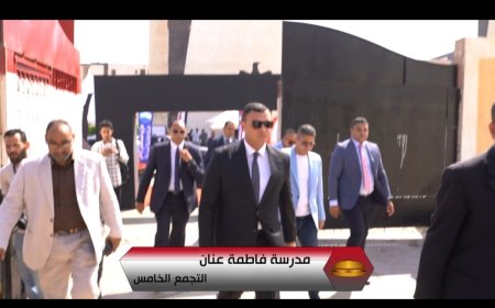 المهندس شريف الشربينى وزير الاسكان  بصوته فى انتخابات مجلس الشيوخ بالتجمع الخامس