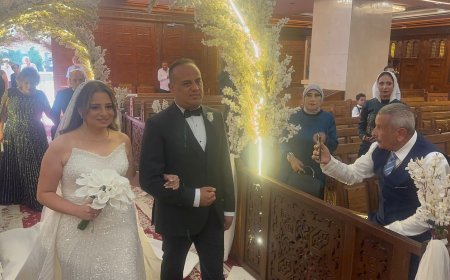 أسرة عمل الجريدة تشارك زفاف افراح عائلات آل المهندس إبراهيم عدلي  و آل المحاسب جمال نظمي
