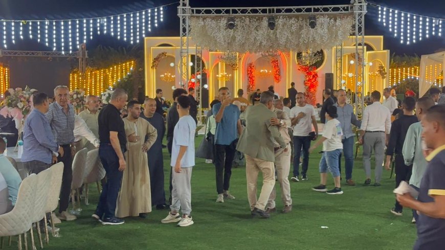 أسرة عمل الجريدة تشارك افراح عائلات آل أيمن حافظ عفره و آل ياسر تحفة بالغربية