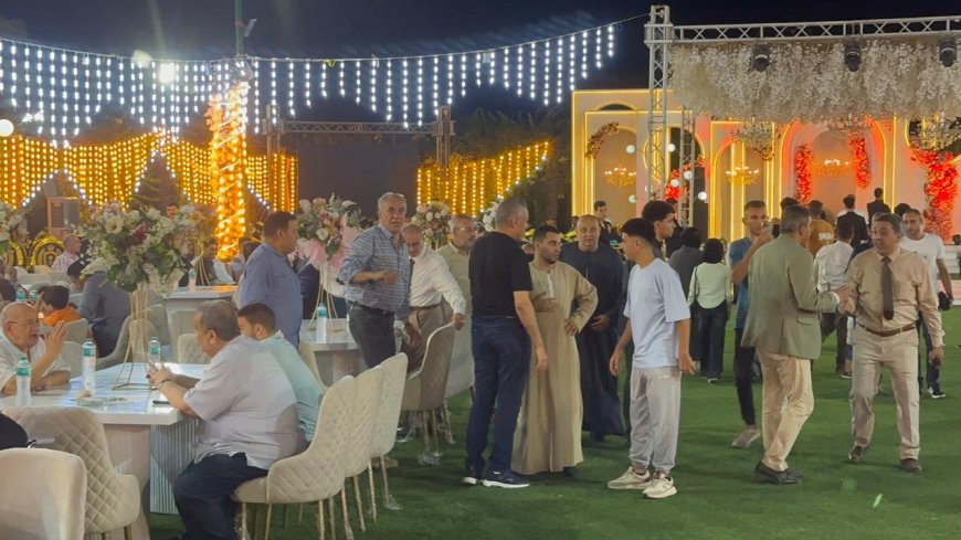 أسرة عمل الجريدة تشارك افراح عائلات آل أيمن حافظ عفره و آل ياسر تحفة بالغربية
