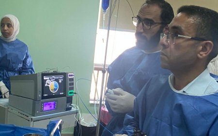 " مستشفى ١٥ مايو " نجاح جديد بوحدة الجهاز الهضمي من غرفة المناظير ..في تقديم خدمات مناظير القنوات المرارية