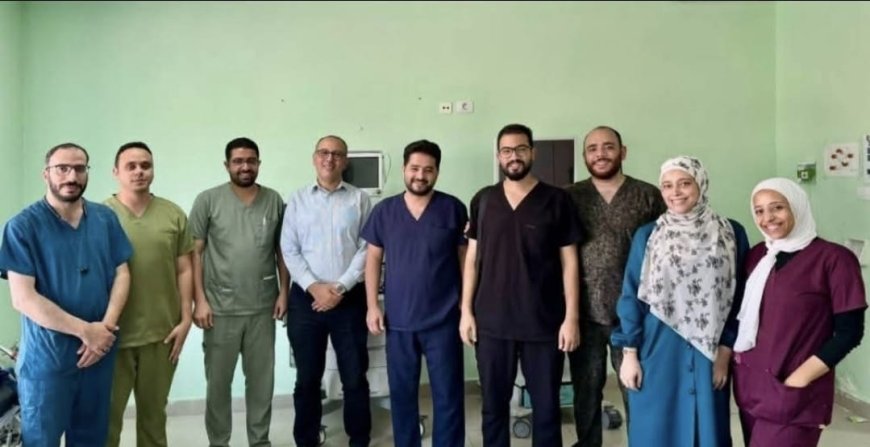 " مستشفى ١٥ مايو " نجاح جديد بوحدة الجهاز الهضمي من غرفة المناظير ..في تقديم خدمات مناظير القنوات المرارية