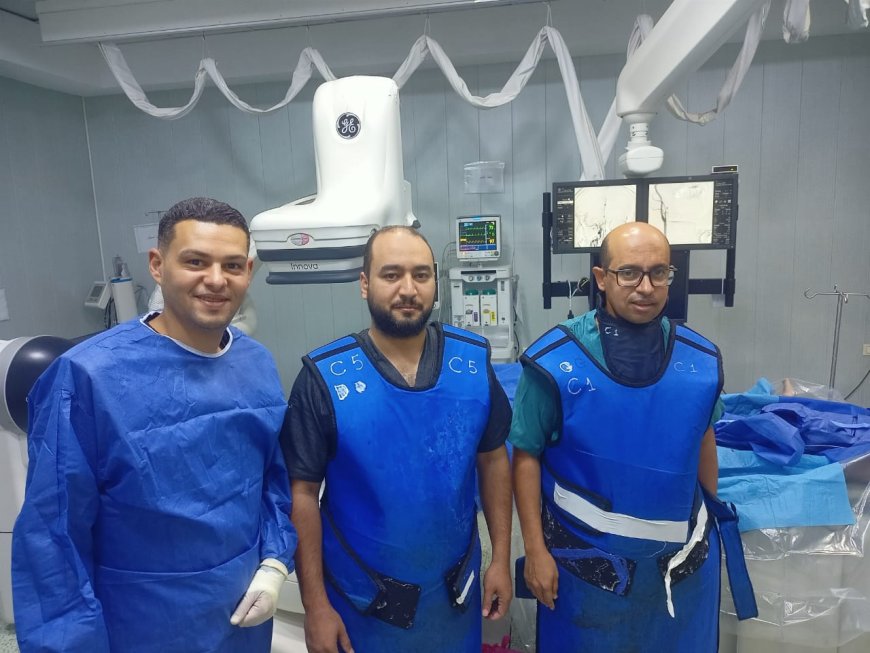 مستشفى ١٥ مايو " نجاح  جديد بوحده السكته الدماغيه لإنقاذ مريض ٤٢ سنة