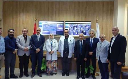 " مستشفى ١٥ مايو " قامت عمل ورشة عمل مميزة لجميع المتقدمين للبورد المصري للأوعية الدموية