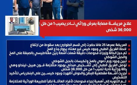 قصة نجاح طبية بمستشفى 15 مايو في مشهد يجمع بين العلم والخبرة والإنسانية