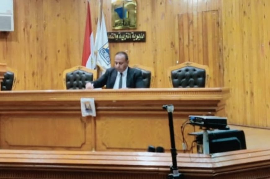 فى إطار خطة مديرية التربية والتعليم بالقاهرة للاستعدادات  إنتخابات مجلس النواب 2025م