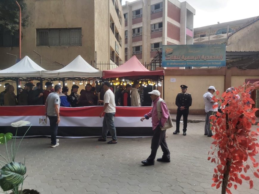 إقبال كبير على التصويت بلجان انتخابات مجلس النواب بالقاهرة| صور