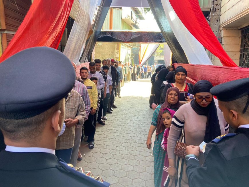 إقبال كثيف على لجان البساتين وصقر قريش فى اليوم الثاني لانتخابات مجلس النواب