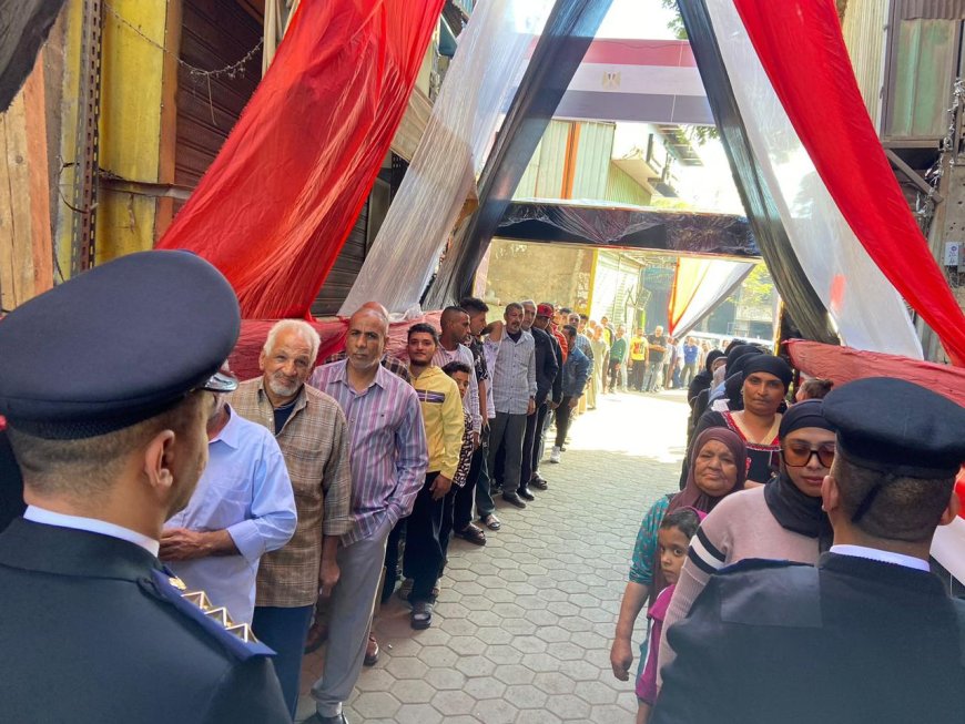 إقبال كثيف على لجان البساتين وصقر قريش فى اليوم الثاني لانتخابات مجلس النواب