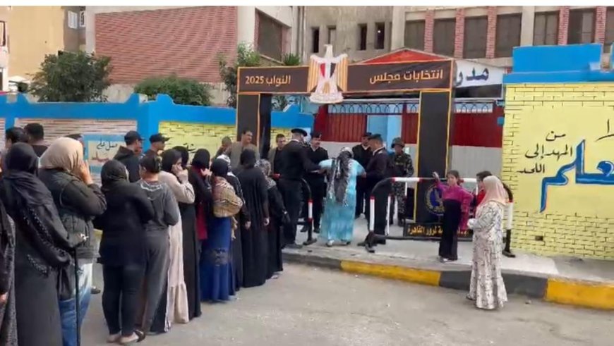 إقبال كثيف على لجان البساتين وصقر قريش فى اليوم الثاني لانتخابات مجلس النواب