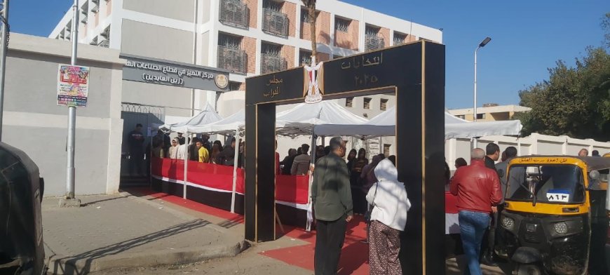 إقبال كثيف على لجان البساتين وصقر قريش فى اليوم الثاني لانتخابات مجلس النواب