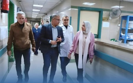 مرور رئيس الإدارة المركزية للشؤون الطبية على وحدات فرع القليوبية