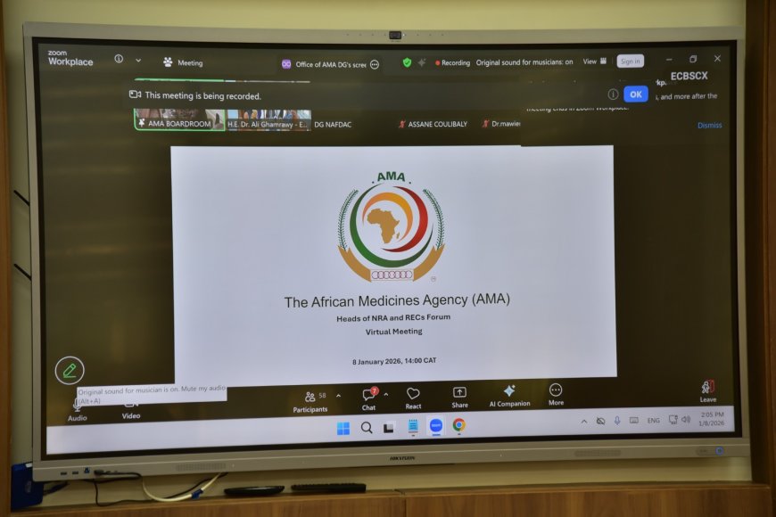 هيئة الدواء المصرية تشارك في الاجتماع الافتراضي لمدير عام وكالة الأدوية الإفريقية لتعزيز التكامل التنظيمي بالقارة