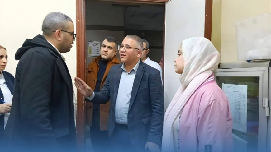 مرور رئيس الإدارة المركزية للشؤون الطبية على وحدات فرع القليوبية