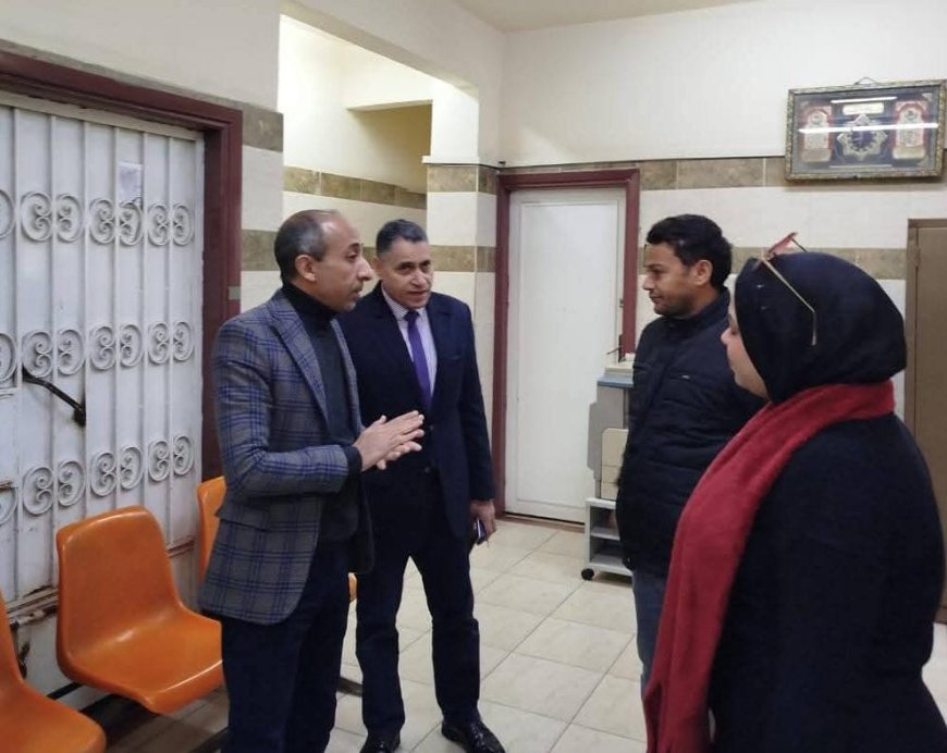 جولة مفاجئة لتعزيز جودة الخدمة.. مدير فرع القاهرة للتأمين الصحي يتفقد عيادات المنطقة الرابعة ويؤكد: لا تهاون في حق المريض