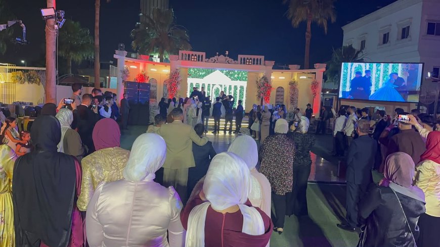 ليلة من الفخامة والمحبة.. اتحاد الشرطة الرياضي يشهد زفاف النقيب عمرو محمد رفعت ورويدا أبوطالب
