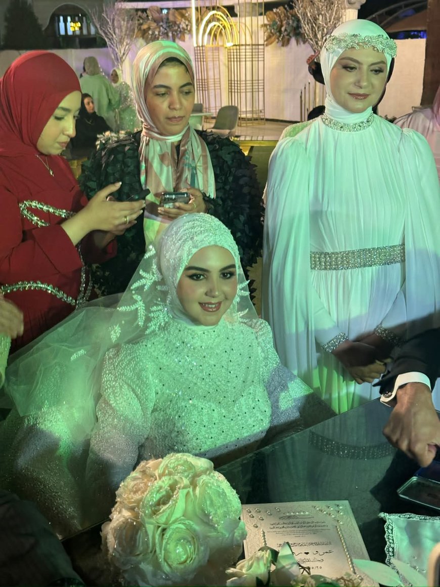 ليلة من الفخامة والمحبة.. اتحاد الشرطة الرياضي يشهد زفاف النقيب عمرو محمد رفعت ورويدا أبوطالب