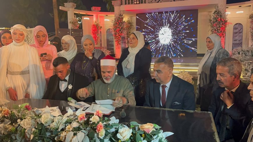 ليلة من الفخامة والمحبة.. اتحاد الشرطة الرياضي يشهد زفاف النقيب عمرو محمد رفعت ورويدا أبوطالب