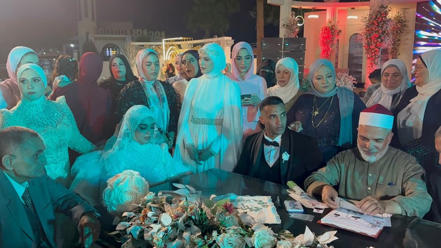 ليلة من الفخامة والمحبة.. اتحاد الشرطة الرياضي يشهد زفاف النقيب عمرو محمد رفعت ورويدا أبوطالب