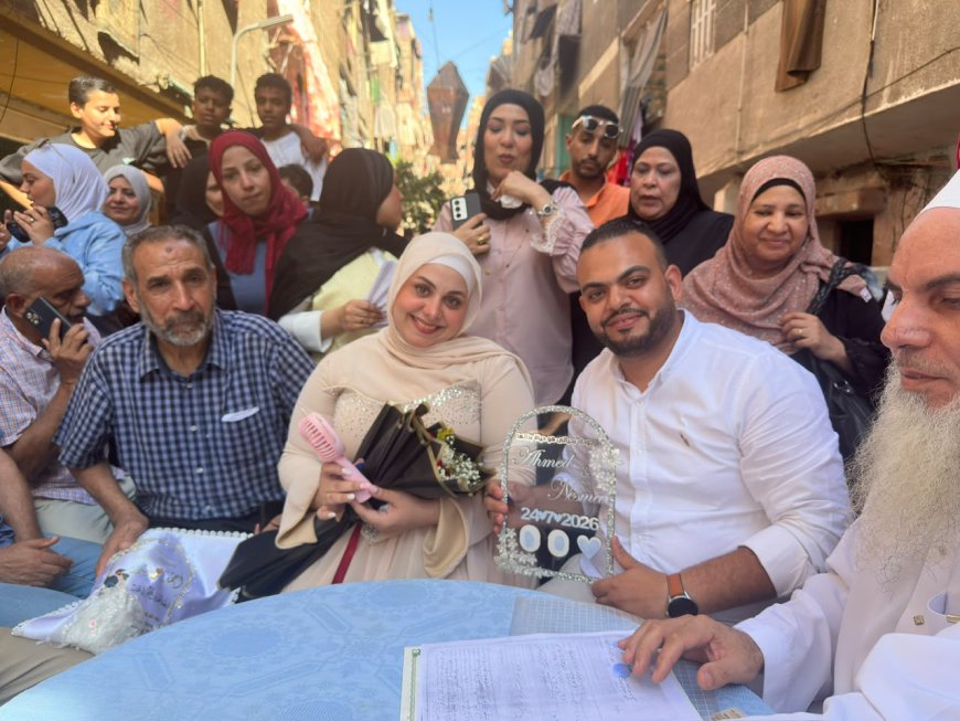 عائلتا "آل محمود عسل" و"آل دربالة" ترسمان لوحة من المودة والترابط الأسري
