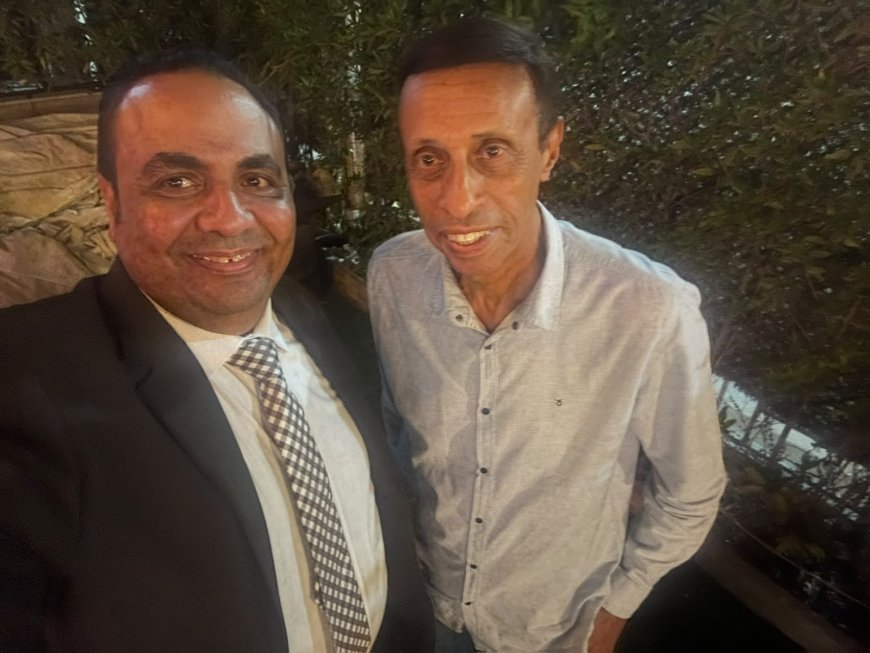 مصطفى مكي يهنئ العميد محمد أبوطالب بزفاف نجله الملازم أول رشاد محمد بقسم شرطة الخليفه