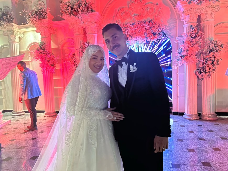 مصطفى مكي يهنئ العميد محمد أبوطالب بزفاف نجله الملازم أول رشاد محمد بقسم شرطة الخليفه