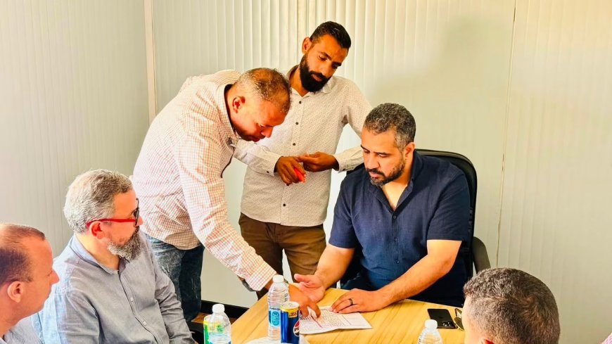 المهندس محمود مراد يتابع تقدم أعمال الطرق وشبكات الكهرباء بالأراضي المضافة بمنطقة الأمل سابقا