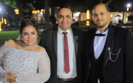 خال العروس مصطفى مكي : مبروك لوليد وميادة.. وعقبال جميع أبناء وبنات عائلات آل مكي وآل جلال وآل هاشم
