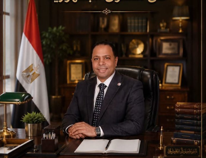 هيثم حسني جنيدي.. طبيب بيطري من كفر الزيات يجمع بين العلم والعمل النقابي وخدمة للمجتمع