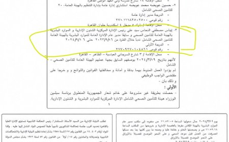من يحسم الجدل داخل التأمين الصحي ؟.. تقرير اتهام يفتح ملف استمرار مسؤولة بالموارد البشرية في موقعها القيادي
